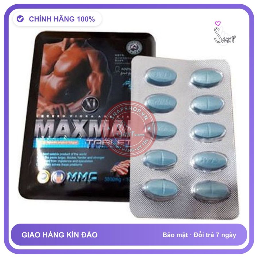 Thuốc Cương Dương Maxman Hộp 10 Viên chính hãng - chất liệu an toàn cho da, dễ vệ sinh, êm ái khi dùng - giao hàng che tên kín đáo