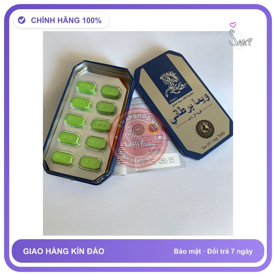 Thuốc Cương Dương Ngựa Thái Hộp 10 Viên (Loại 1) chính hãng - chất liệu an toàn cho da, dễ vệ sinh, êm ái khi dùng - giao hàng che tên kín đáo