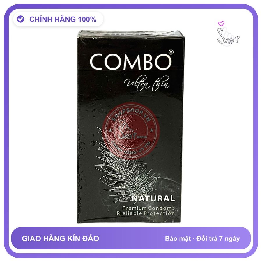 Bao Cao Su Combo Hộp 10 Cái chính hãng - ôm sát cảm giác thật, chất liệu latex an toàn, hàng nhập khẩu - giao hàng che tên kín đáo