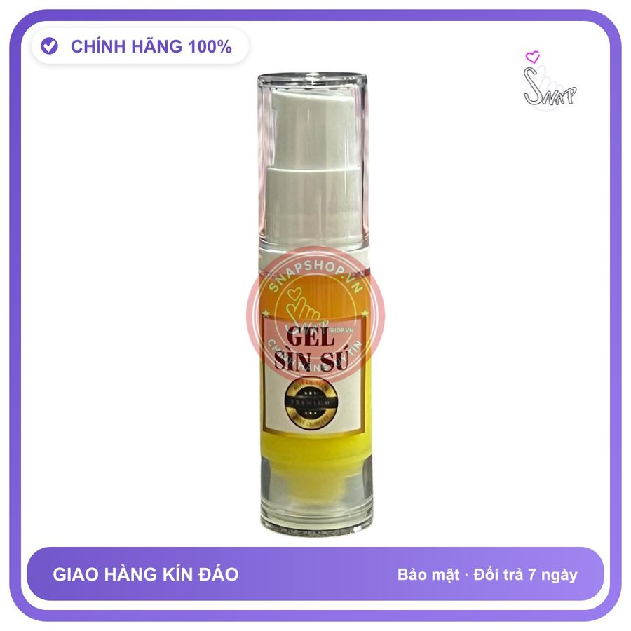 Chai Xịt Sìn Sú Dạng Gel Vàng Vip Hộp 5g chính hãng - kéo dài thời gian, thấm nhanh không nhờn rít, dùng trước khi quan hệ - giao hàng che tên kín đáo