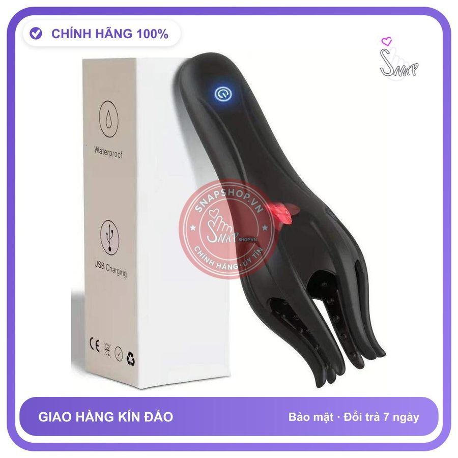 Máy Liếm Quy Đầu Endurelix Wave Lưỡi Silicone Chuyển chính hãng - 10 chế độ rung, sạc usb, chống nước - giao hàng che tên kín đáo