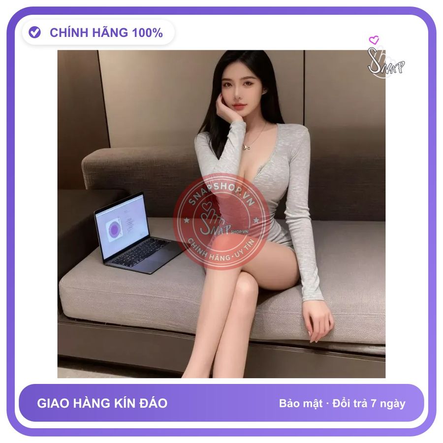 Jumpsuit Nữ Tập Gym Yoga Đi Biển Bikini Sexy N510 Xám chính hãng - co giãn thoải mái, freesize, ôm body tôn dáng - giao hàng che tên kín đáo
