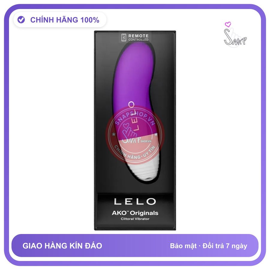 Trứng Rung Điểm G Lelo AKO Originals Kết Nối App, Chuẩn IPX7 chính hãng - 8 chế độ rung, sạc USB, điều khiển qua app - giao hàng che tên kín đáo
