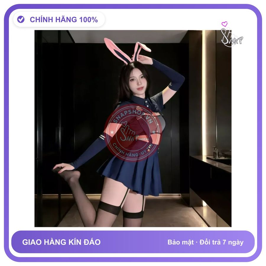 Váy Cosplay Thỏ Xếp Ly Phong Cách Hoàng Gia N534 chính hãng - co giãn thoải mái, freesize, chất vải mềm mát - giao hàng che tên kín đáo