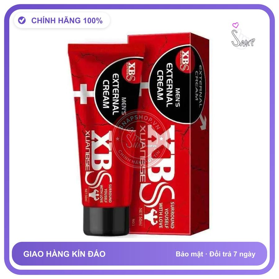 Kem Massage Tăng Kích Thước XBS 50ml Dài 18cm XBS 50ml Dài 18cm Dễ Dàng Chỉ Sau 1 Liệu Trình chính hãng - sạc USB, chất liệu an toàn cho da, dễ vệ sinh - giao hàng che tên kín đáo
