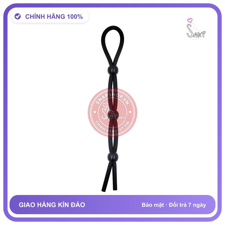 Vòng Đeo Thắt Nút Silicon Kéo Dài Thời Gian Quan Hệ Lớn chính hãng - thấm nhanh không nhờn rít, dùng trước khi quan hệ, nhỏ gọn dễ mang theo - giao hàng che tên kín đáo