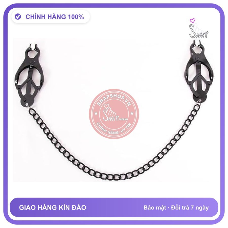 Kẹp Đầu Vú Inox chính hãng - sạc USB, chất liệu an toàn cho da, dễ vệ sinh - giao hàng che tên kín đáo