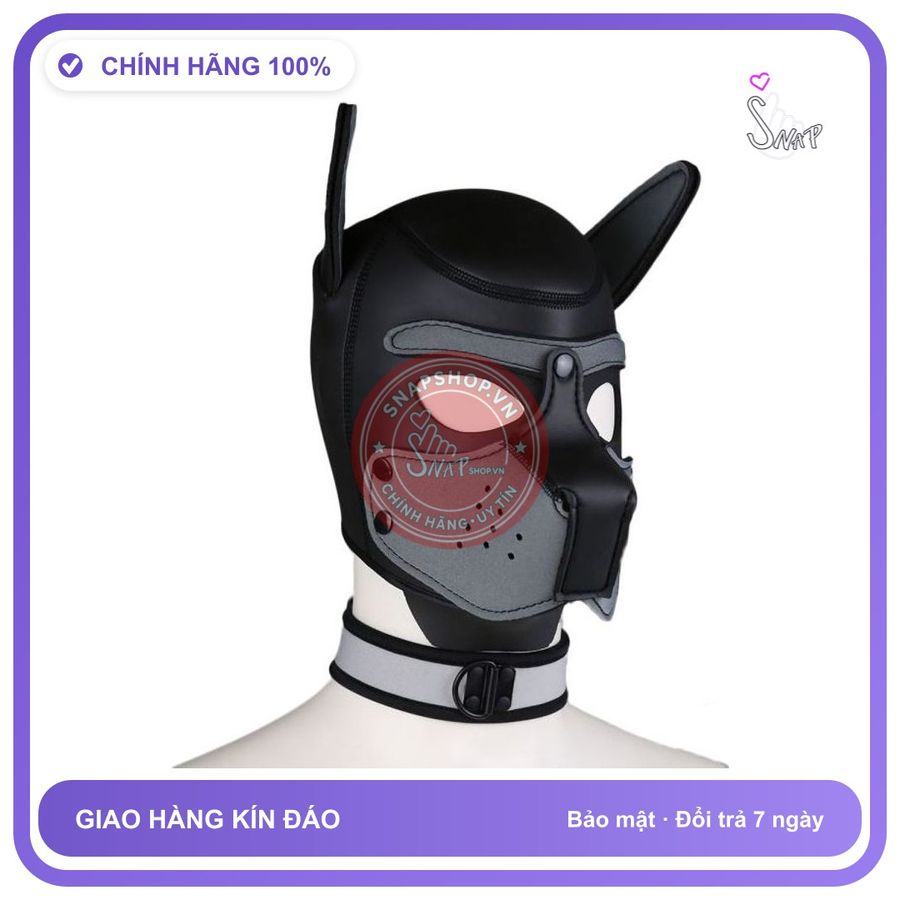 Mặt Nạ Chó Puppy Cosplay Size Lớn chính hãng - chất vải mềm mát, đường may tỉ mỉ, tôn dáng quyến rũ - giao hàng che tên kín đáo