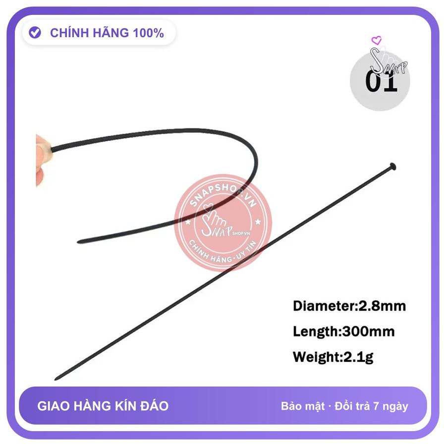 Que Sounding Trơn Cho Người Mới Bắt Đầu 0.3cm chính hãng - sạc USB, chất liệu an toàn cho da, dễ vệ sinh - giao hàng che tên kín đáo