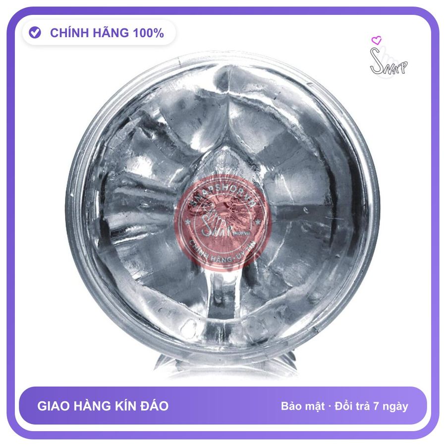 Cốc Đèn Pin Fleshlight Trong Suốt Bờ Môi chính hãng - sạc USB, chống nước, chất liệu an toàn cho da - giao hàng che tên kín đáo
