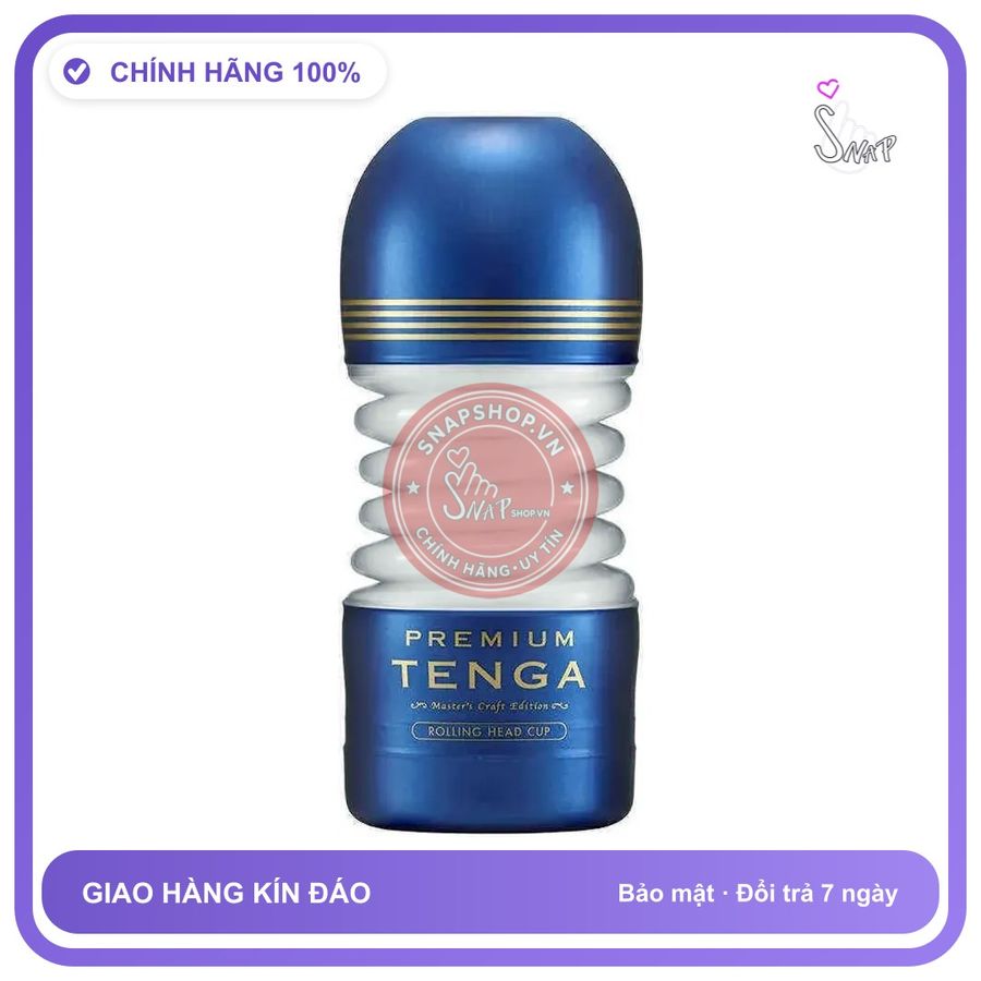 Cốc Tenga Premium Cốc Xoắn chính hãng - sạc USB, chất liệu an toàn cho da, dễ vệ sinh - giao hàng che tên kín đáo