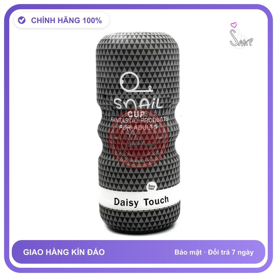 Cốc Cầm Tay Snail Cup Siêu Khít Đen chính hãng - sạc USB, rung êm không tiếng động, silicone cao cấp - giao hàng che tên kín đáo