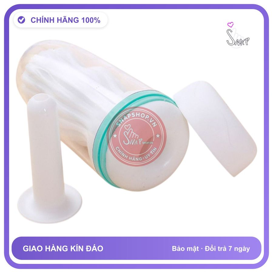 Cốc M2HA Lõi 4D Gấp 3 Lớp chính hãng - sạc USB, silicone cao cấp, chất liệu an toàn cho da - giao hàng che tên kín đáo