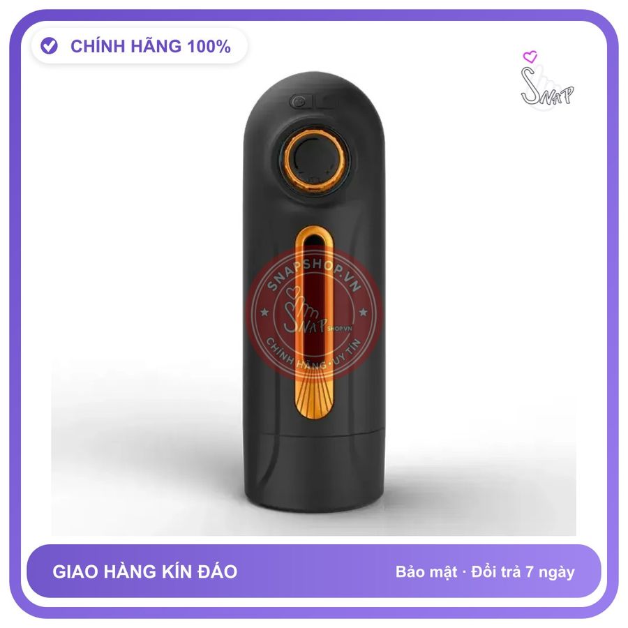 Máy Thụt Rung Mạnh Mẽ Lõi Silicon chính hãng - rung nhấp chuyển động đẩy tới và lui tự động, rung êm không tiếng động, silicone cao cấp - giao hàng che tên kín đáo