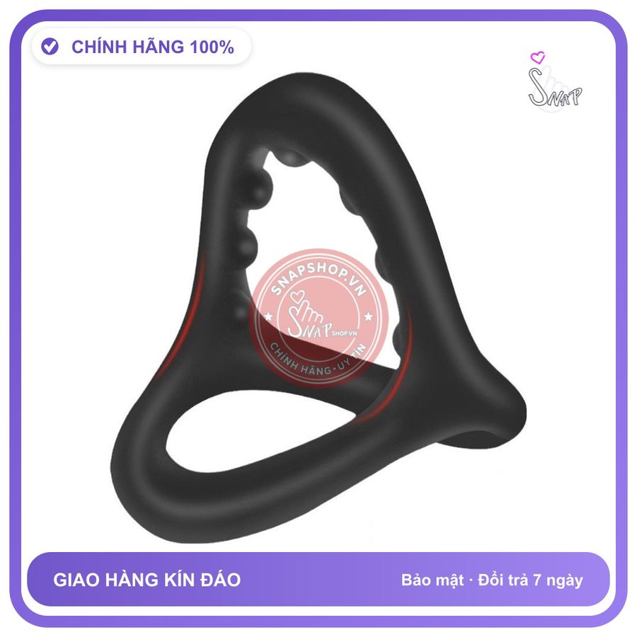Vòng Đeo 3 Nhánh Răng Cá Mập Kéo Dài chính hãng - kéo dài thời gian, thấm nhanh không nhờn rít, dùng trước khi quan hệ - giao hàng che tên kín đáo