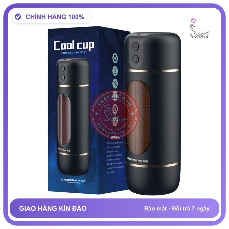 Cốc Có Rung + Co Bóp Thân Tăng Độ Khít chính hãng - sạc USB, silicone cao cấp, chất liệu an toàn cho da - giao hàng che tên kín đáo
