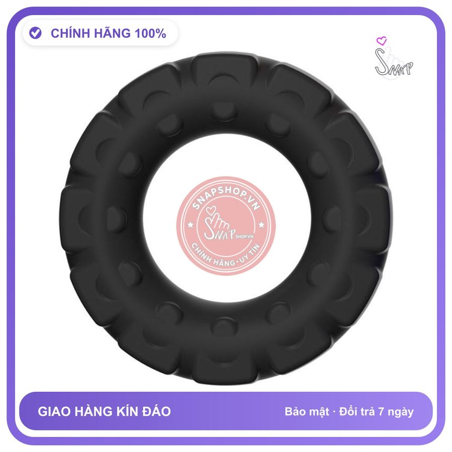 Vòng Cao Su Đeo Dương Vật Đơn Siêu Bền chính hãng - chất liệu an toàn cho da, dễ vệ sinh, êm ái khi dùng - giao hàng che tên kín đáo