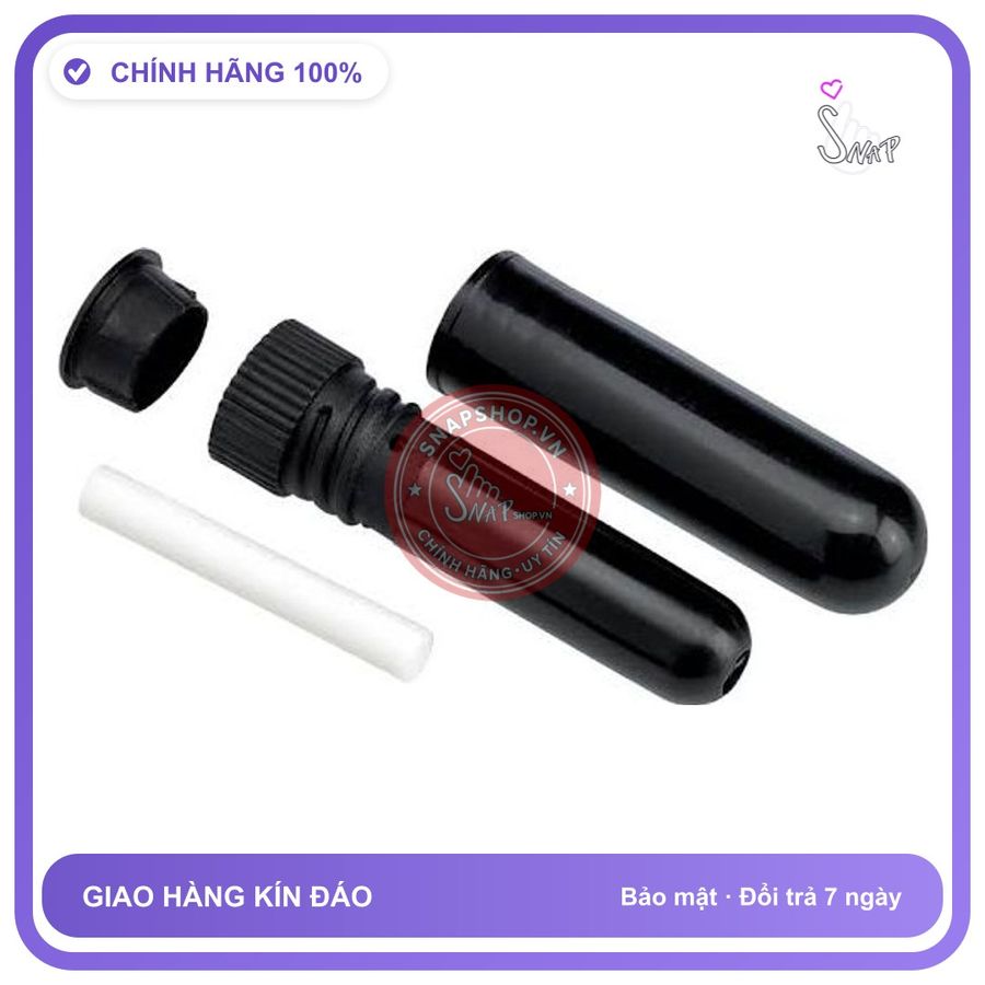 Ống Hít Popper Nhỏ Gọn Mang Đi Du Lịch chính hãng - hàng chuẩn nhập khẩu, nắp kín không bay hơi, dùng được nhiều lần - giao hàng che tên kín đáo