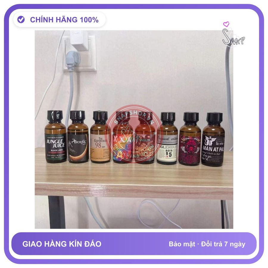 Chai hít tăng khoái cảm Popper 30ml Sale Sốc Popper 30ml USA, Hàng Chính hãng, lấy ngẫu nhiên,ko phê hoàn tiền