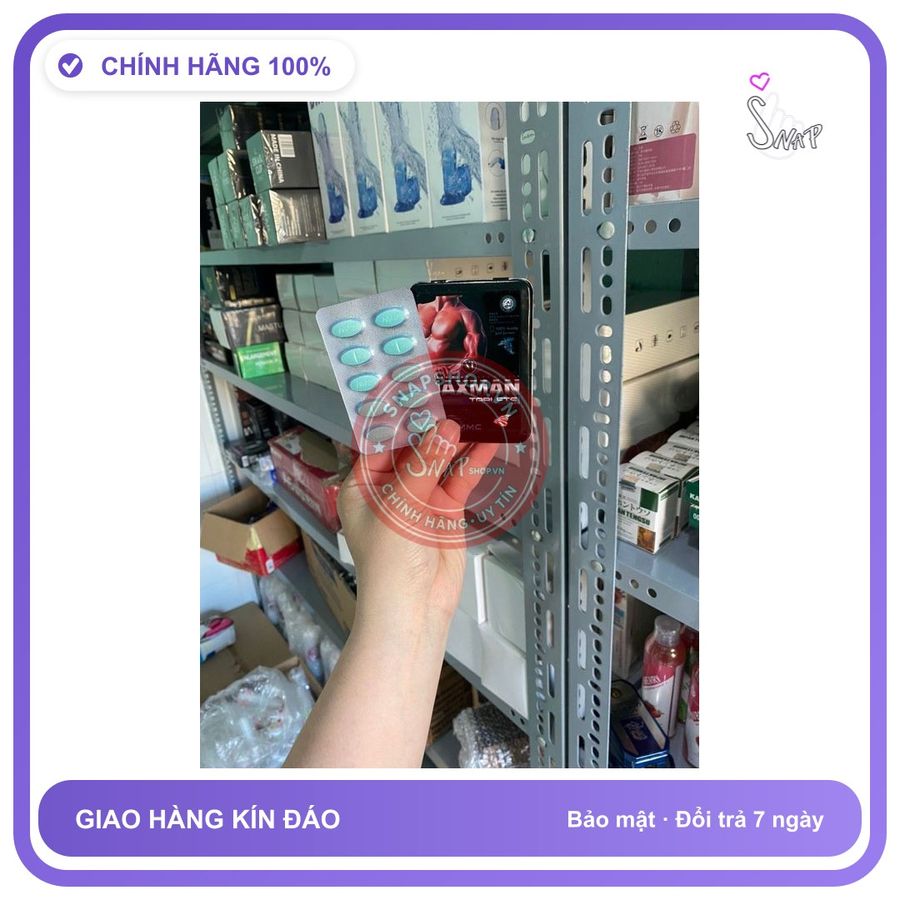 Viên uống hỗ trợ sinh lý nam MAXMAN Sale Viên uống hỗ trợ tăng cường sinh lý cho nam giới,ko tác dụng hoàn tiền