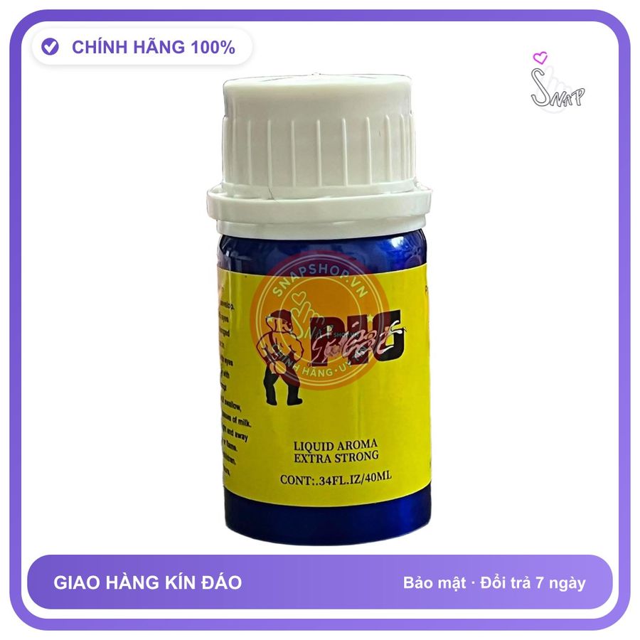Popper Khô Pig Sweat USA 60g chính hãng - hương dịu không nồng, hàng chuẩn nhập khẩu, nắp kín không bay hơi - giao hàng che tên kín đáo