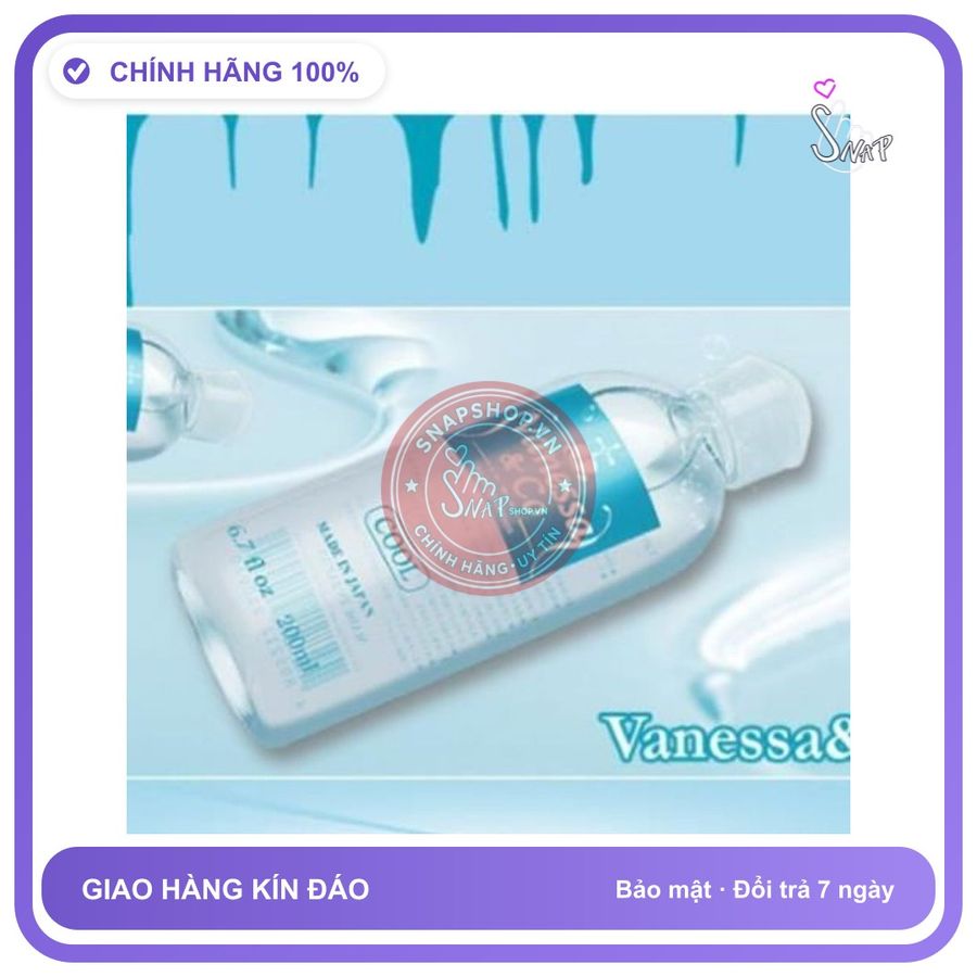 (Che Tên) Gel Bôi Trơn Vanessa&Co Cool Mát Lạnh Bạc Hà 200ml Giảm Đau Thư Giản 834238 Giao Nhanh Toàn Quốc