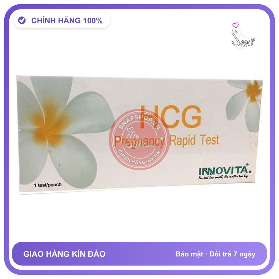 Que thử thai HCG Pregnancy Rapid Test Innovita hộp 1 cái