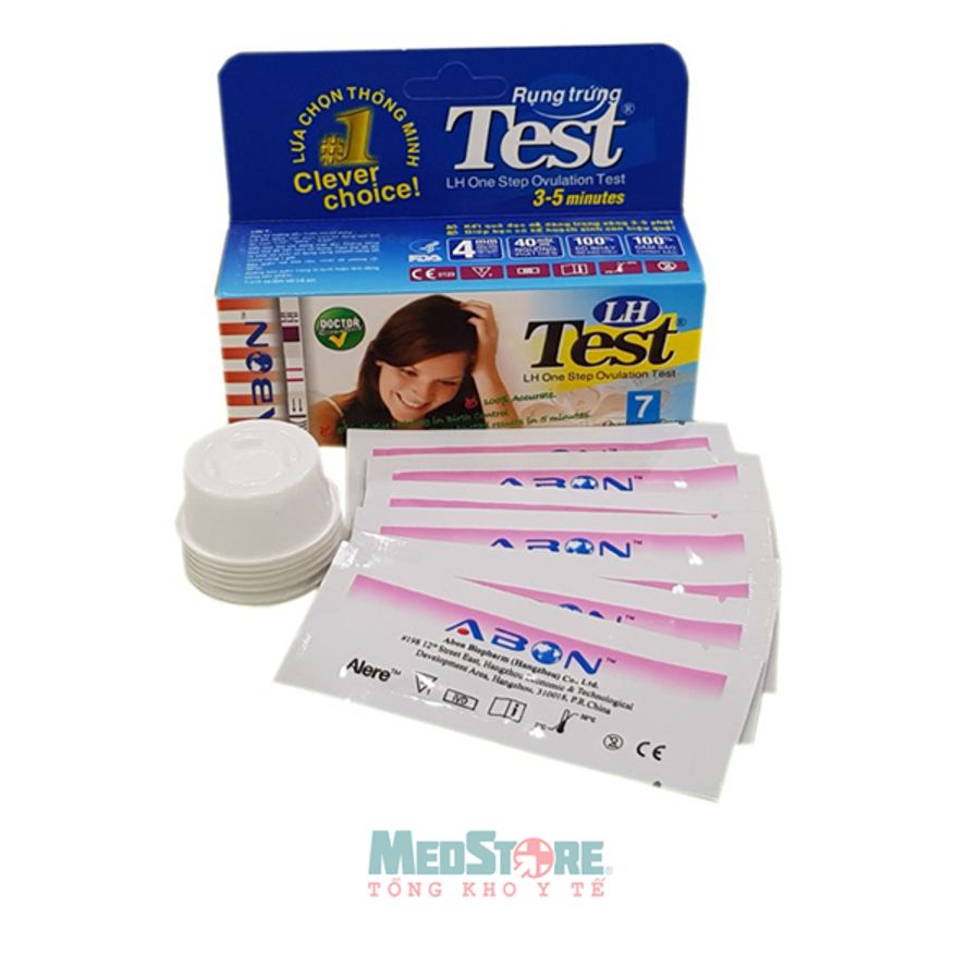 Que thử rụng trứng Abon hộp 7 que