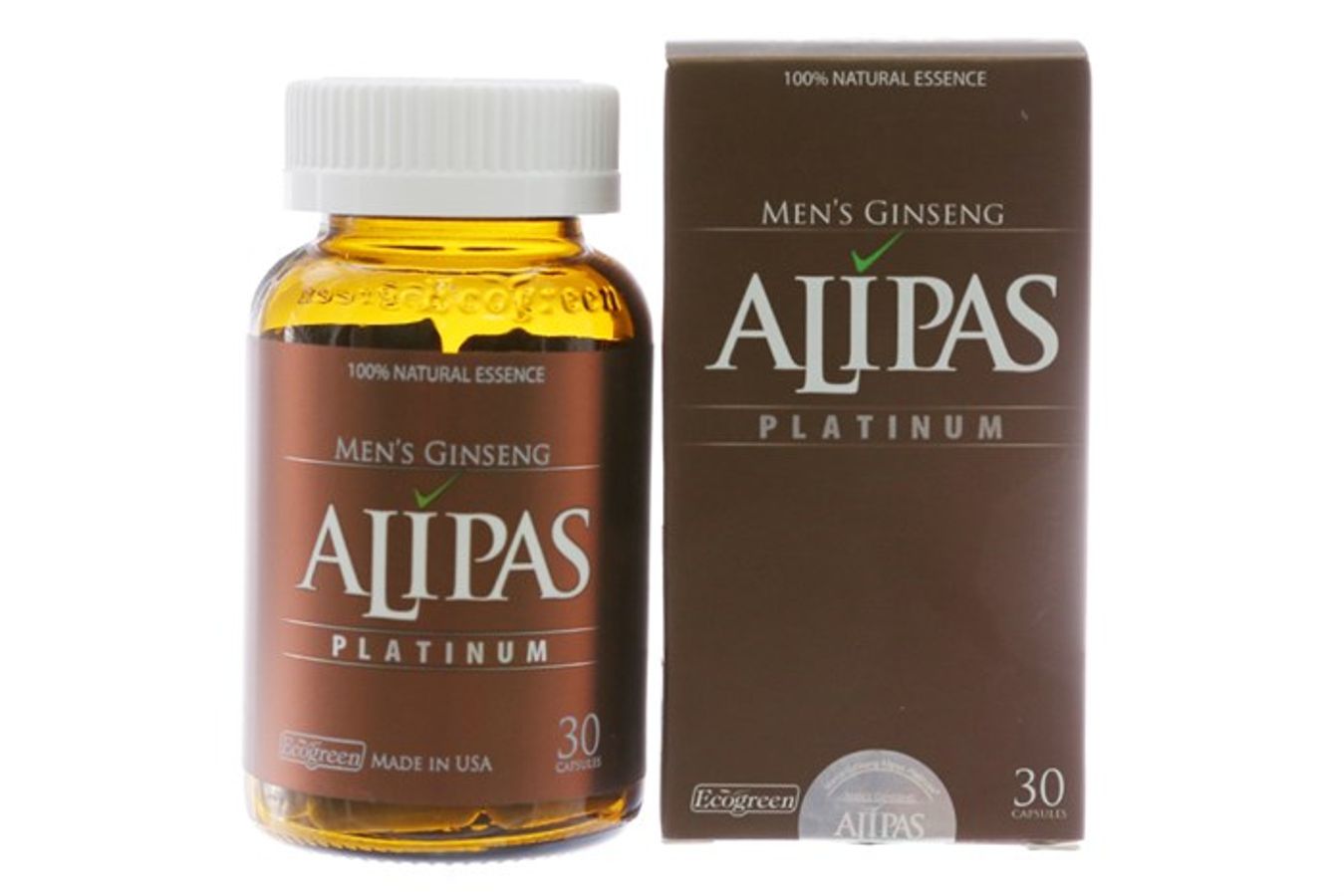 Viên uống tăng cường sinh lực cho nam Sâm Alipas hộp 1 lọ 30 viên