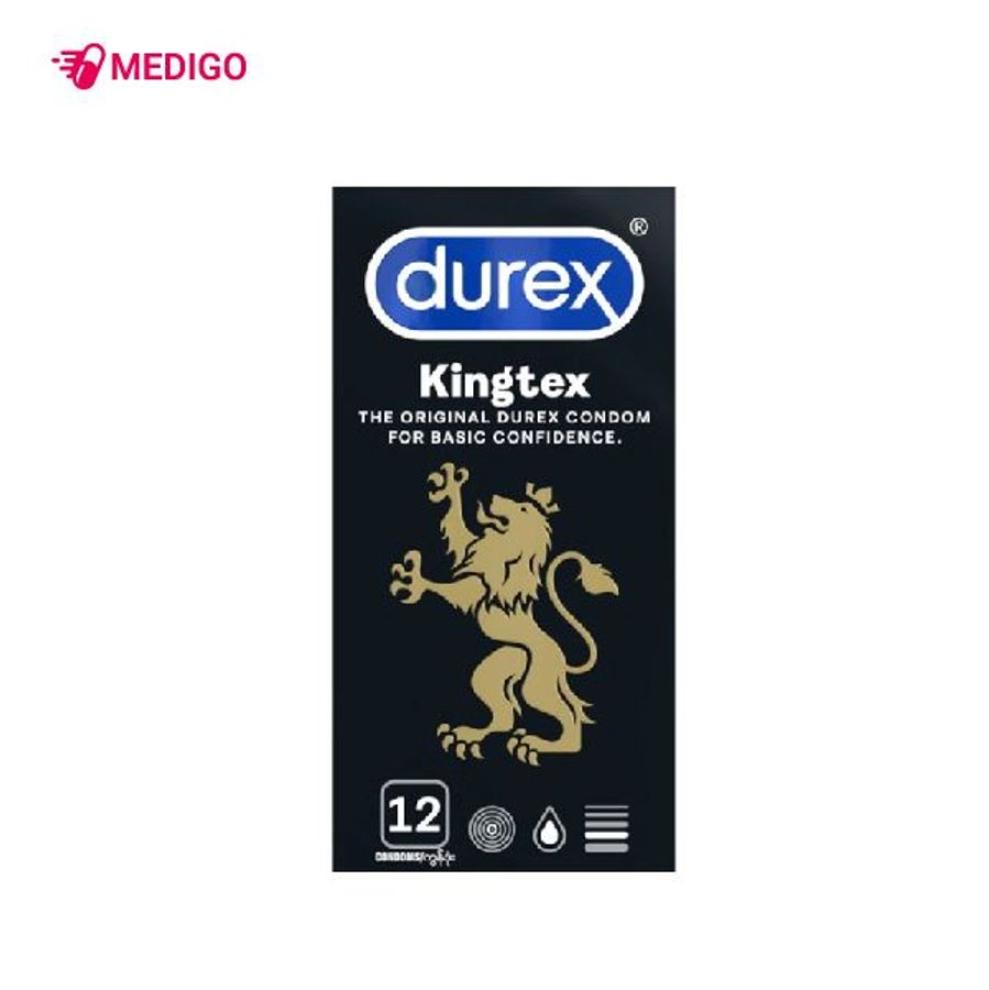 Bao cao su Durex Kingtex hộp 12 cái giao nhanh
