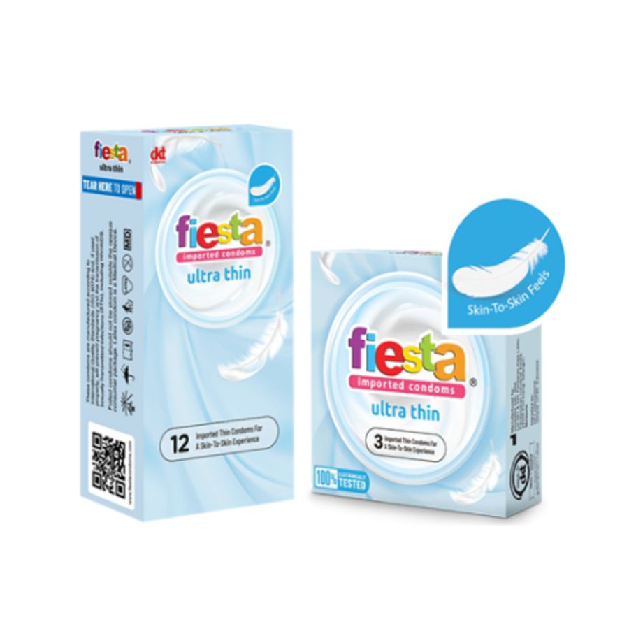 Bao cao su Fiesta Ultra Thin hộp 12 cái