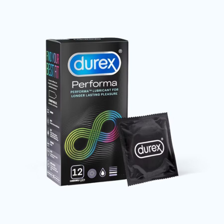Bao cao su Durex Performa - Kéo dài thời gian hộp 12 hàng có sẵn