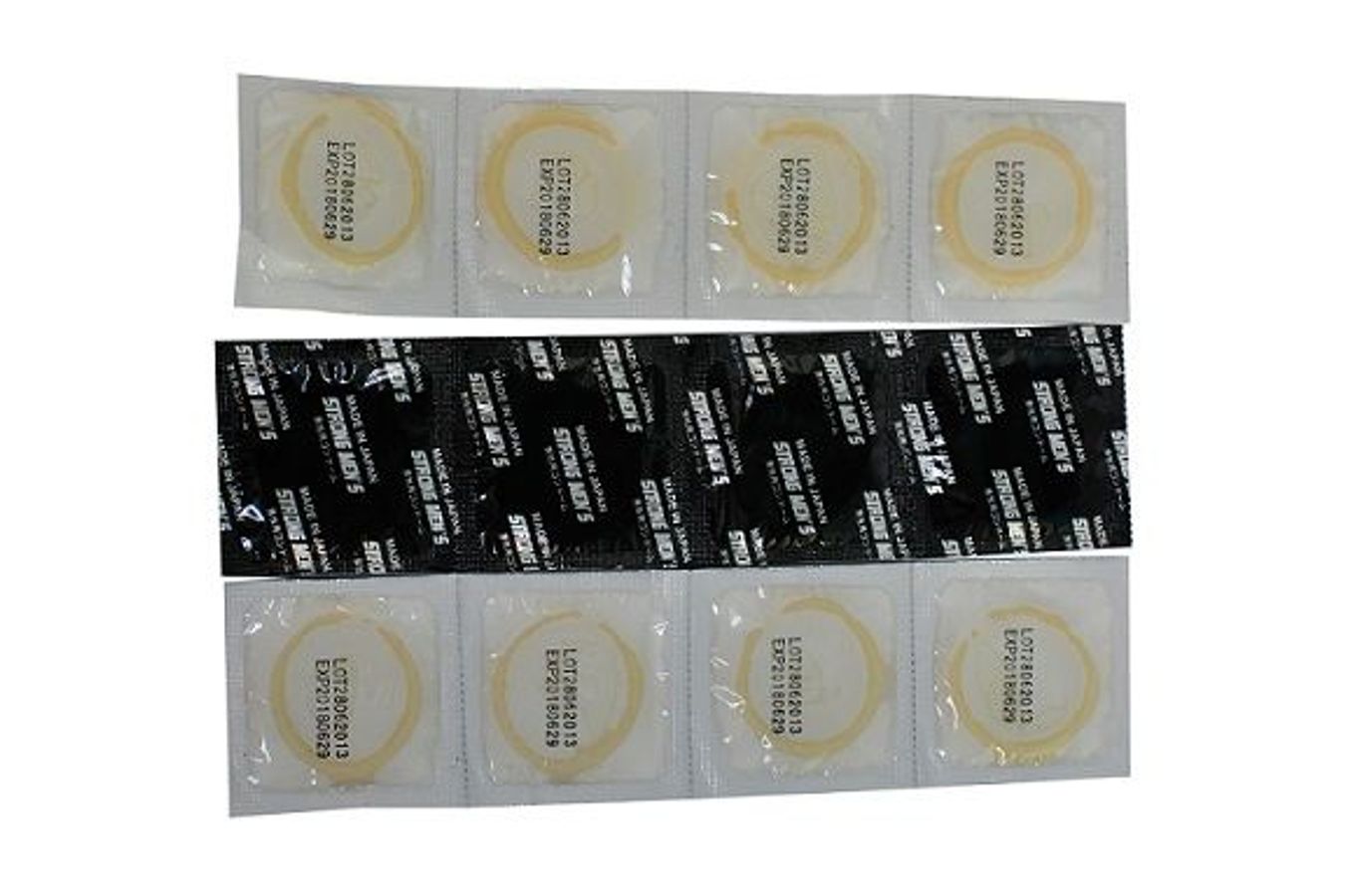 Bao cao su Nhật Bản Strong Men's (có gân gai - khử mùi tối đa - co giãn linh hoạt) hộp 3 cái giao nhanh