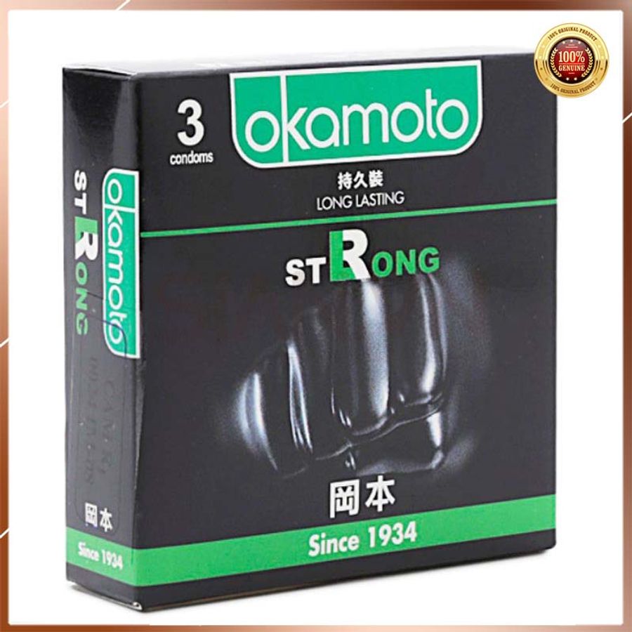Bao cao su Okamoto Strong hộp 3 cái