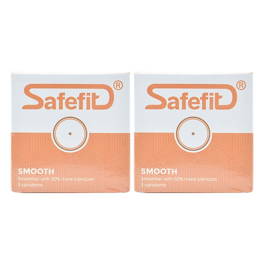 Bao cao su Safefit Smooth (cam) hộp 3 cái giao nhanh