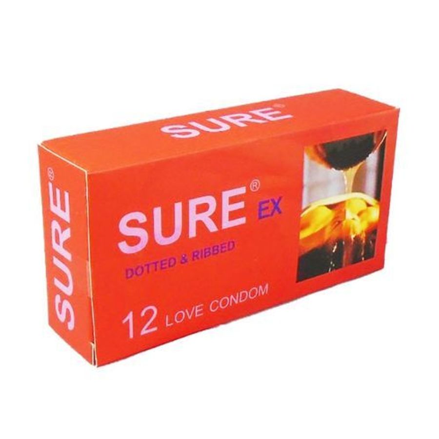 Bao cao su siêu mỏng SURE EX hộp 12 cái
