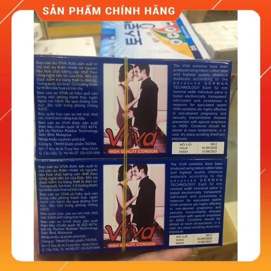 Bao cao su Viva hộp 12 cái giao nhanh