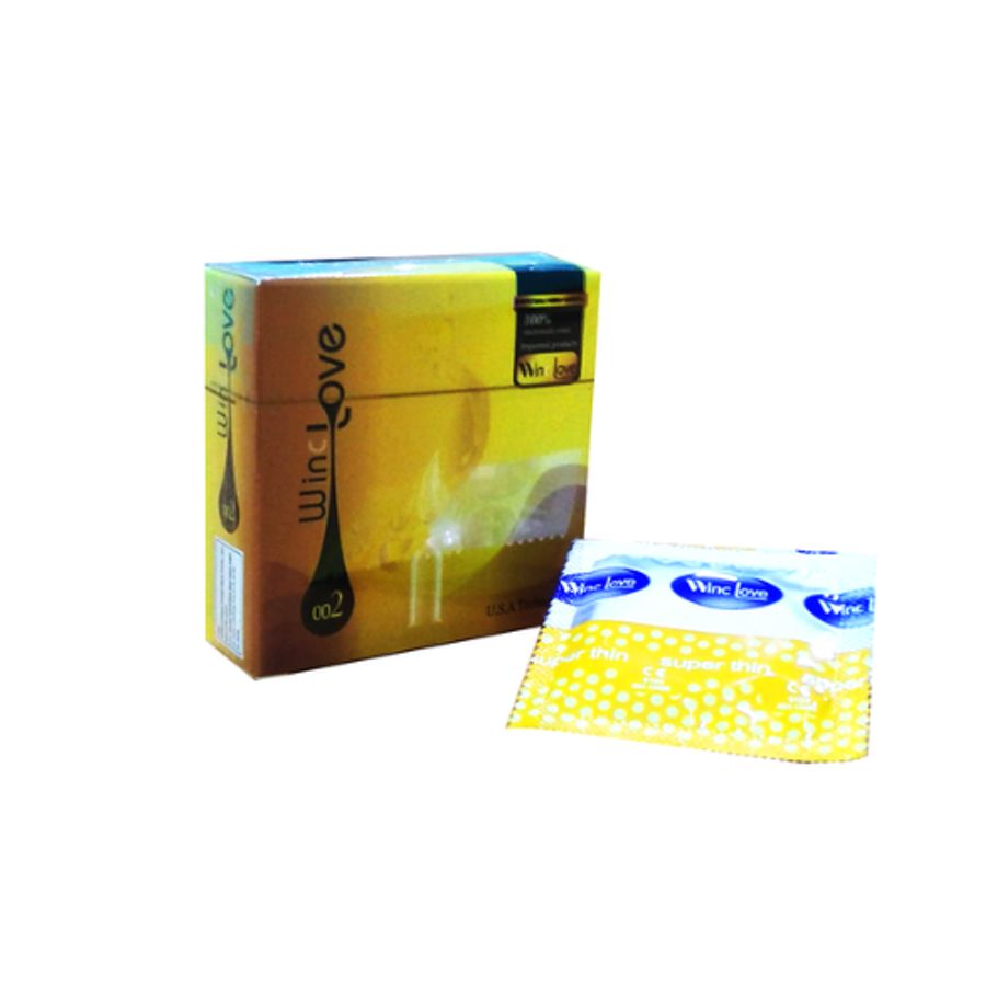 Bao cao su Winc Love 002 hộp 3 cái