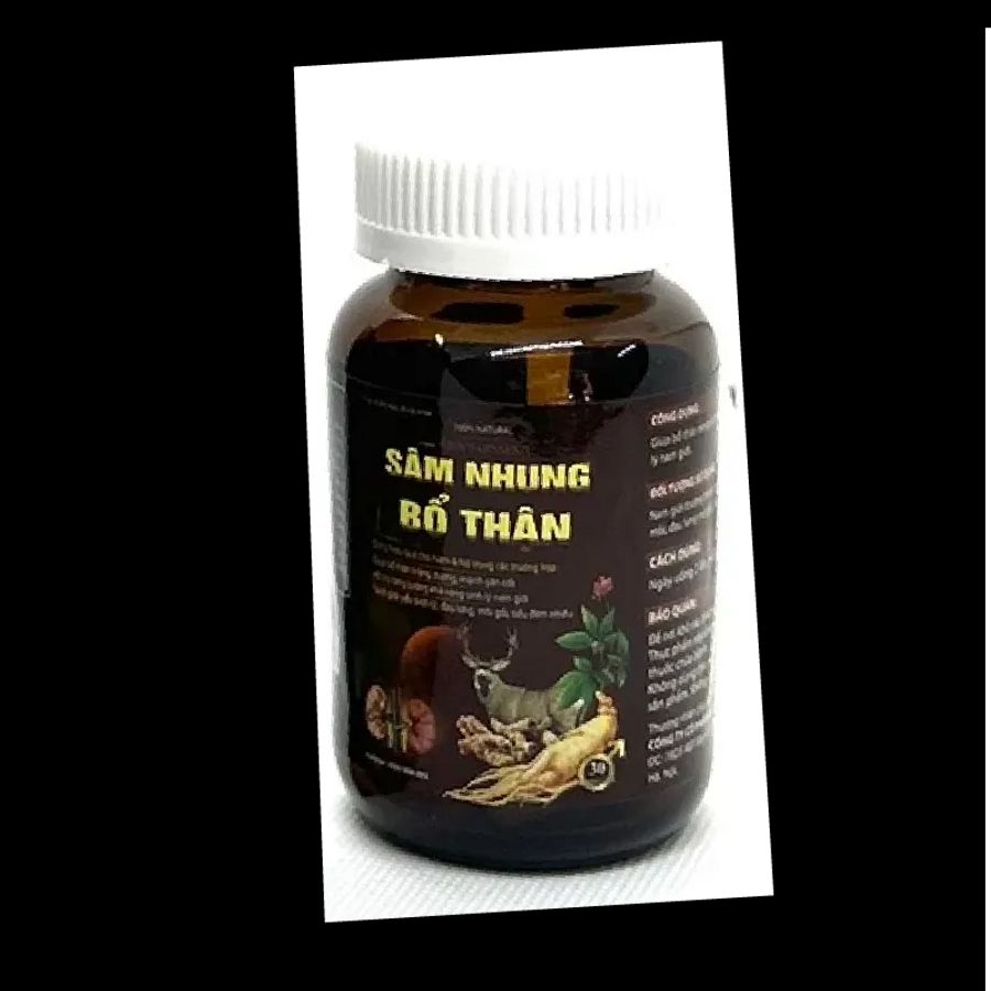 Bổ thận tráng dương, tăng cường khả năng sinh lý Men's Ginseng Sâm Nhung Bổ Thận (MediUSA) hộp 1 lọ 30 viên mẫu mới