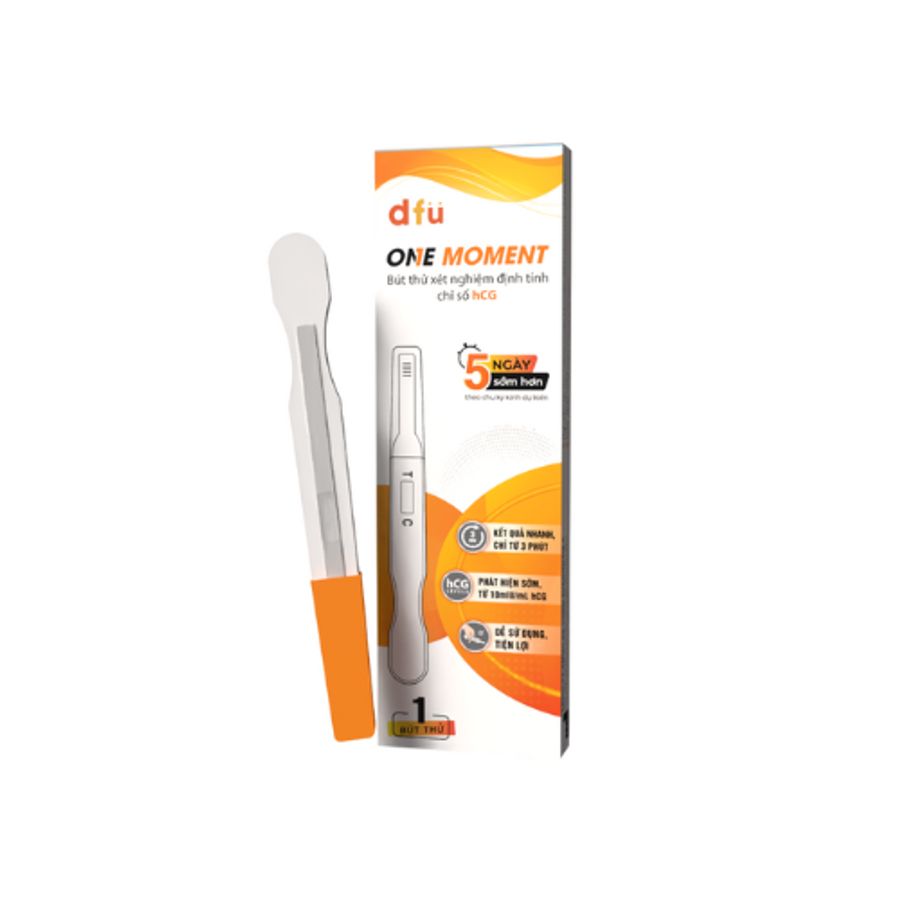 Bút thử thai One Moment dfu hộp 1 bút mẫu mới