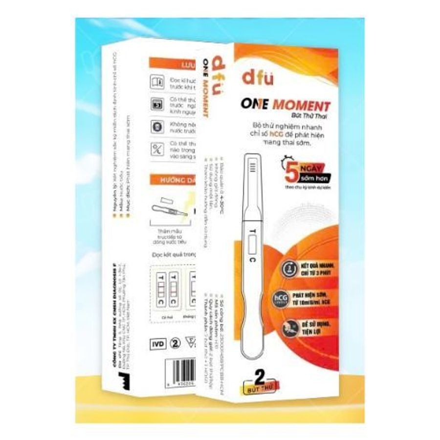 Bút thử thai One Moment dfu hộp 2 bút