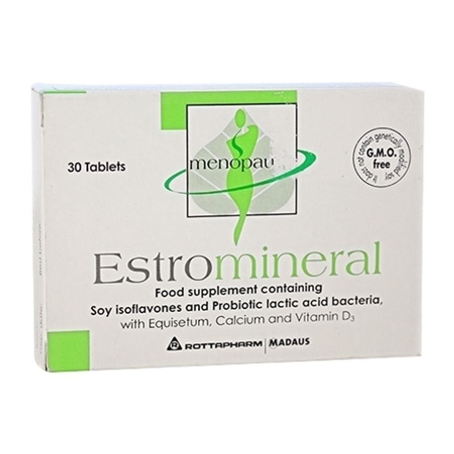Cải thiện triệu chứng tiền mãn kinh Estromineral hộp 3 vỉ x 10 viên mẫu mới