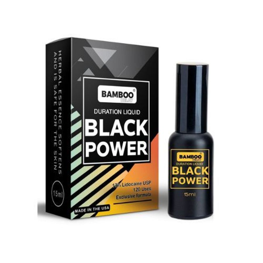 Chai xịt kéo dài thời gian Bamboo Black Power hộp 1 chai chính hãng