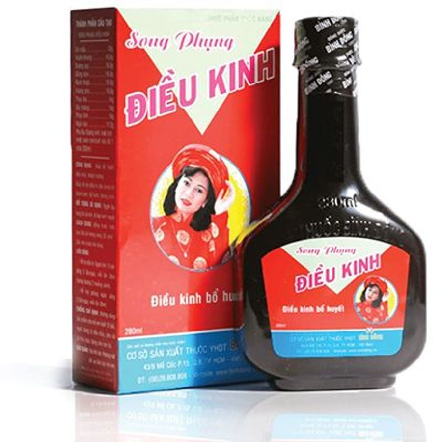 Điều kinh bổ huyết Song Phụ Điều Kinh hộp 1 chai 280ml hàng có hàng có sẵn