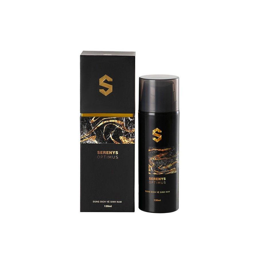 Dung dịch vệ sinh nam Serenys Optimus hộp 1 chai 120ml Tặng kèm khẩu hàng có sẵn