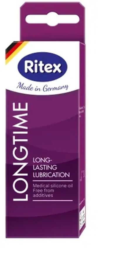 Gel bôi trơn kéo dài thời gian gốc silicone Ritex Longtime Long-Lasting Lubrication hộp 1 tuýp 60ml hàng có hàng có sẵn