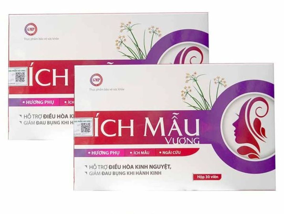 Giúp bổ huyết, điều kinh Ích Mẫu Vương hộp 30 viên