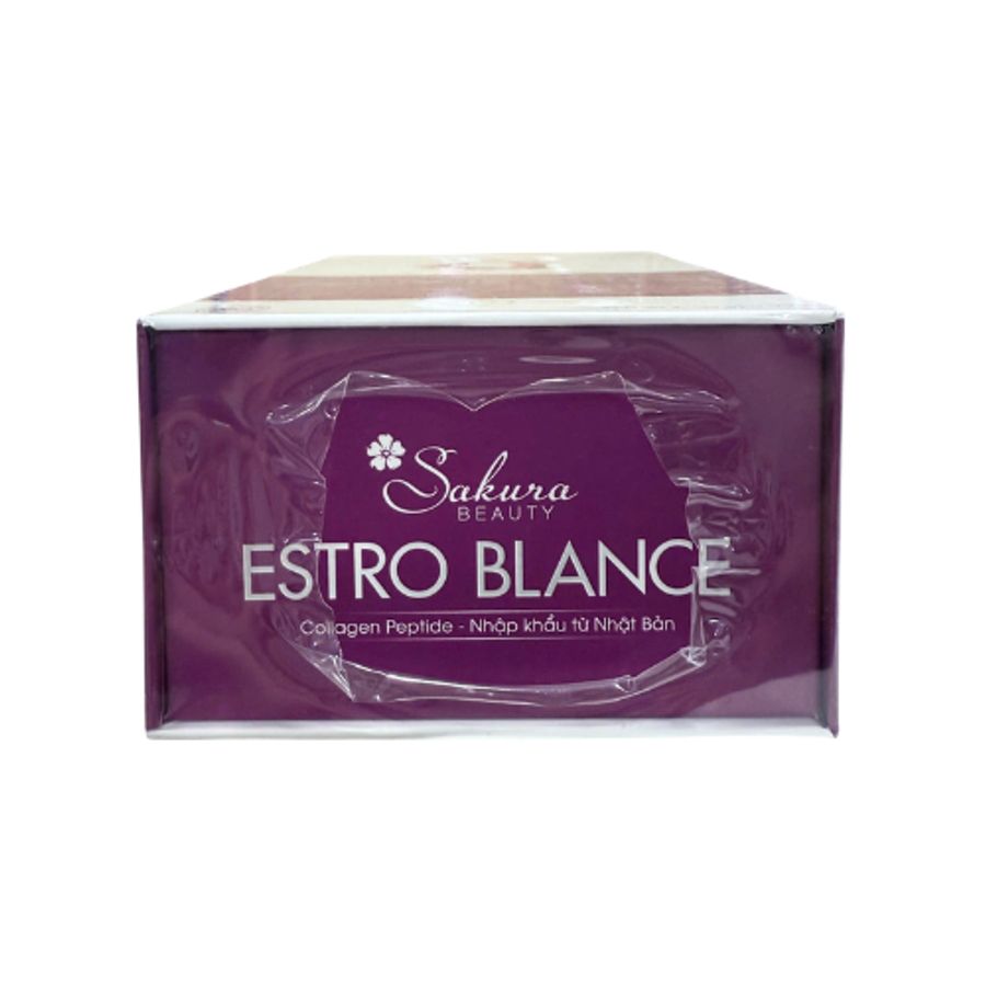 Hỗ trợ giảm bốc hỏa, điều hòa nội tiết tố nữ Estro Blance Sakura Beauty hộp 30 viên mẫu mới