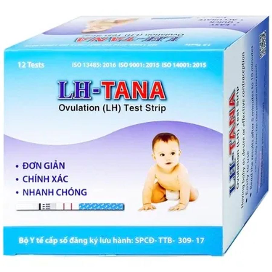 Que thử rụng trứng LH-Tana hộp 12 que