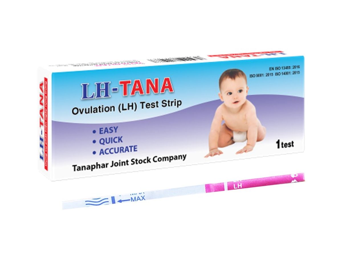 Que thử rụng trứng LH-Tana Ovulation (LH) Test Strip hộp 1 cái
